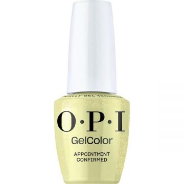 Lac de Unghii Semipermanent Hema-Free OPI'm Dreaming Collection  - OPI Gel Color, nuanta AppointMINT Confirmed, 15 ml